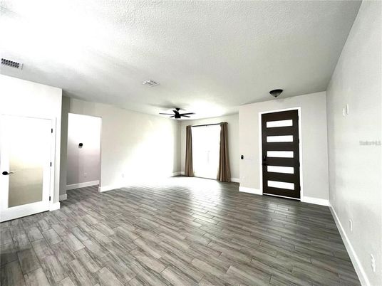 Empty room, Interior, Wood Texture Flooring