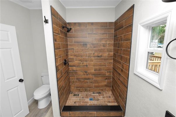 Bathroom, Interior, Wood Texture Flooring