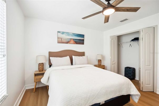 Bedroom, Interior, Wood Texture Flooring