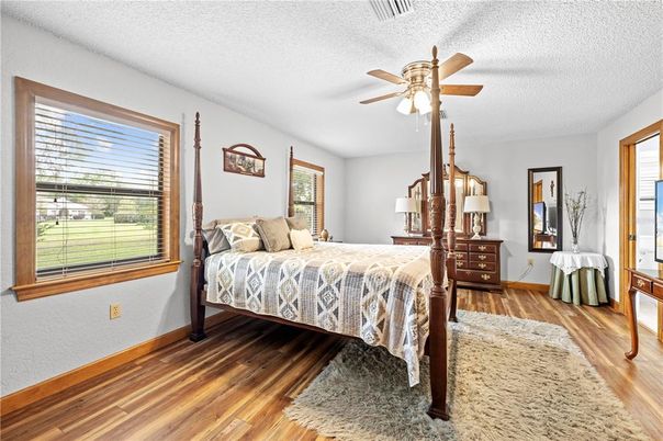 Bedroom, Interior, Wood Texture Flooring