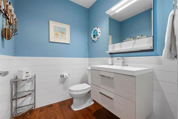 Bathroom, Interior, Wood Texture Flooring