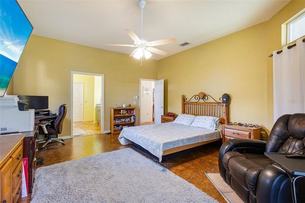 Bedroom, Home Office, Interior, Wood Texture Flooring