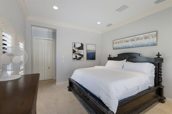 Bedroom, Interior, Recessed Lighting