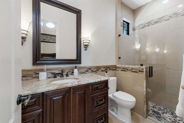 Bathroom, Glass Shower, Interior