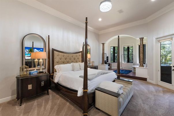 Bedroom, Interior, Recessed Lighting