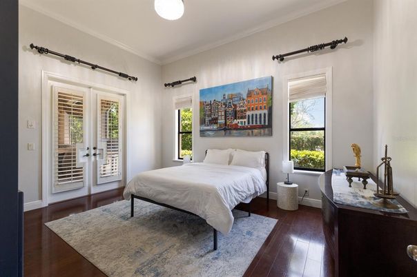 Bedroom, Interior, Wood Texture Flooring