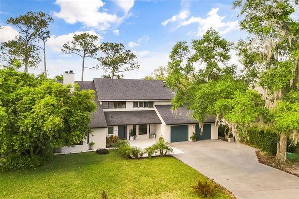 Attached, Backyard, Exterior, Facade, Tudor Revival