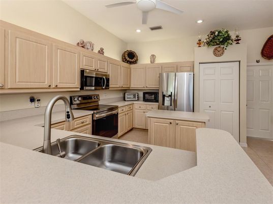 Interior, Kitchen, Recessed Lighting, Stainless Steel Appliances