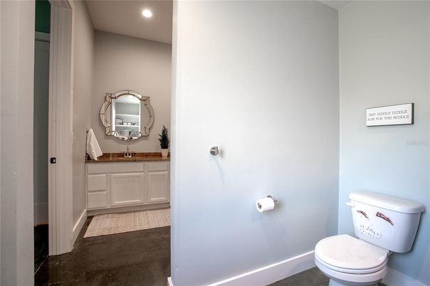Bathroom, Interior, Recessed Lighting