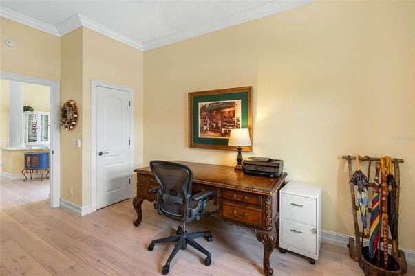 Home Office, Interior, Wood Texture Flooring