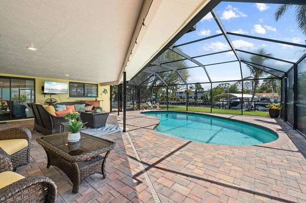 Glass Ceilings, Interior, Pool, Recessed Lighting, Sun Room