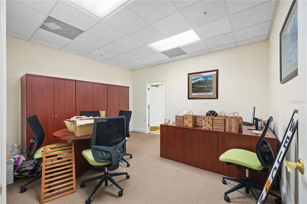 Home Office, Interior, Recessed Lighting