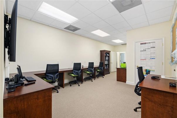Home Office, Interior, Recessed Lighting