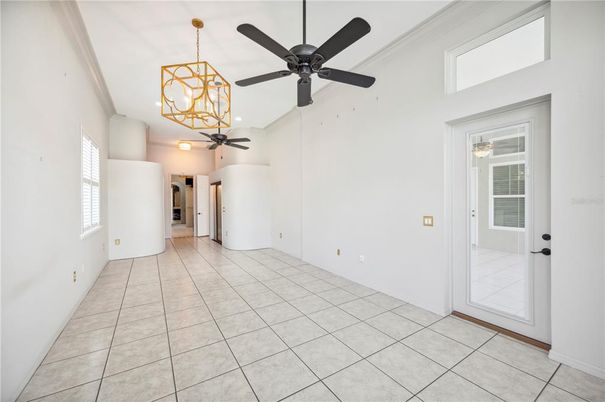 Chandelier, Empty room, Interior