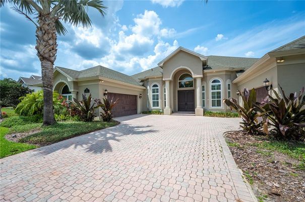Attached, Backyard, Exterior, Facade, Mediterranean