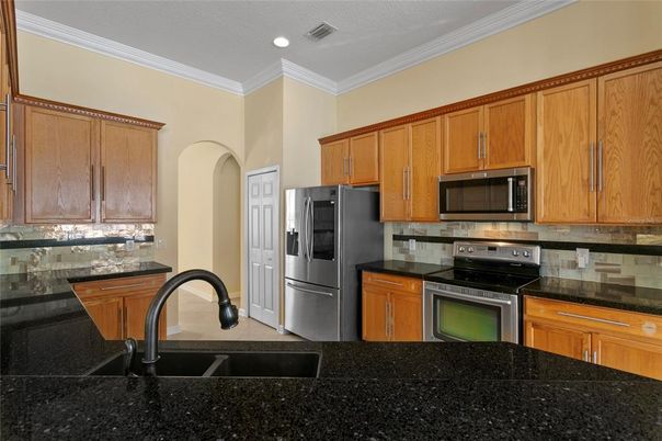 Interior, Kitchen, Recessed Lighting, Stainless Steel Appliances