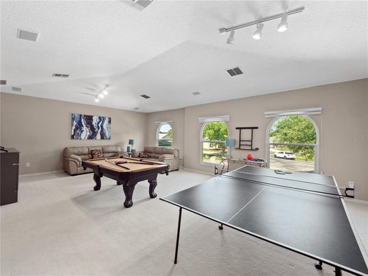 Billiard Table, Game Room, Interior