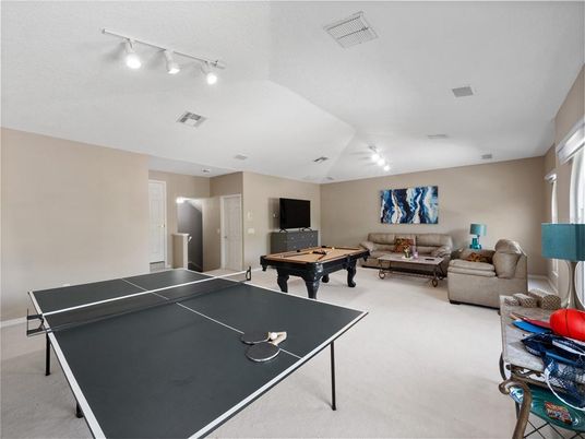 Billiard Table, Game Room, Interior, Living room