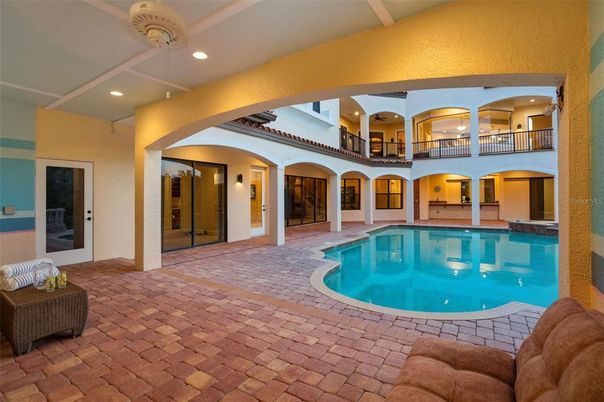 Interior, Pool, Recessed Lighting