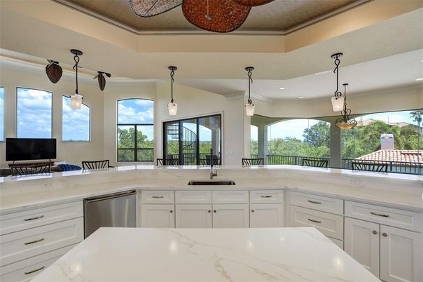 Interior, Kitchen, Pendant Lights, Recessed Lighting