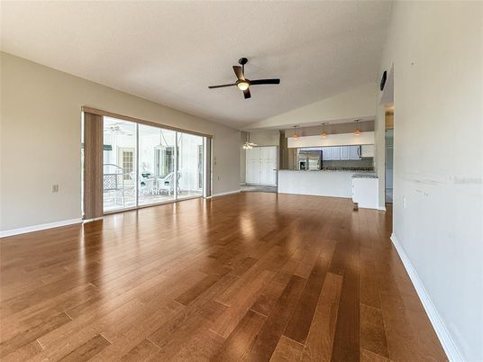 Empty room, Interior, Kitchen, Wood Texture Flooring