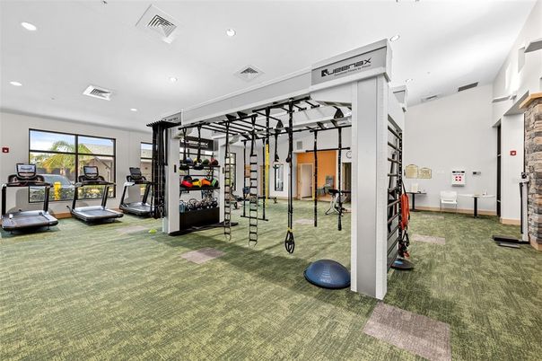 Fitness Equipment, Gym, Interior, Recessed Lighting