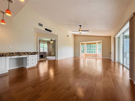 Empty room, Fireplace, Interior, Wood Texture Flooring