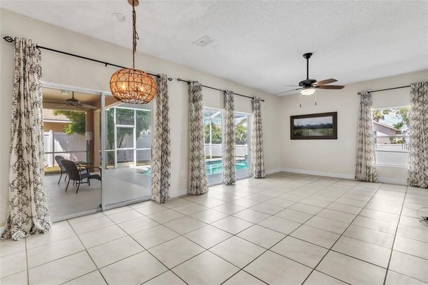Chandelier, Empty room, Interior, Pendant Lights