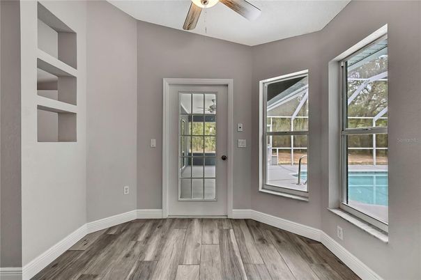Empty room, Interior, Wood Texture Flooring
