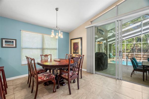 Dining room, Interior, Pendant Lights