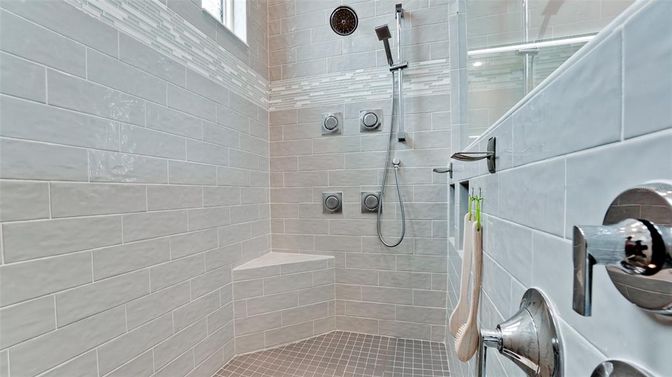 Bathroom, Glass Shower, Interior