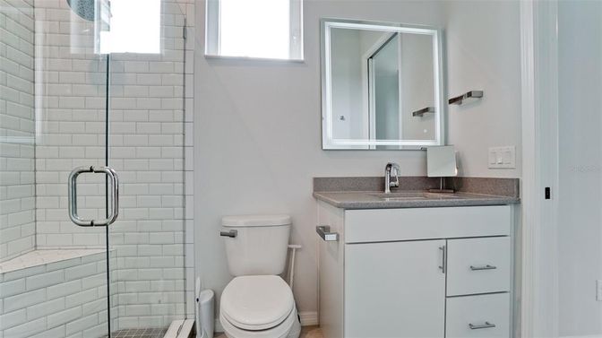 Bathroom, Glass Shower, Interior