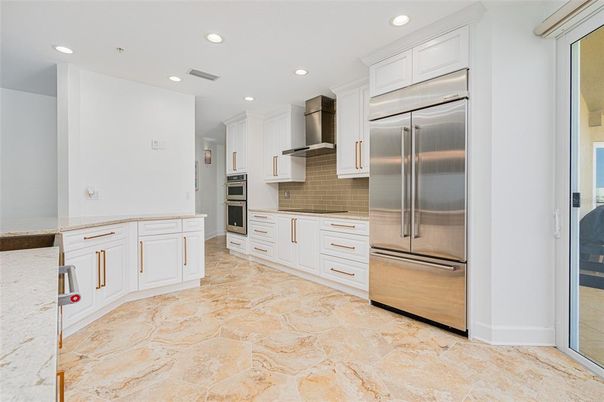 Interior, Kitchen, Recessed Lighting, Stainless Steel Appliances