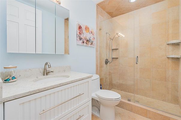 Bathroom, Glass Shower, Interior