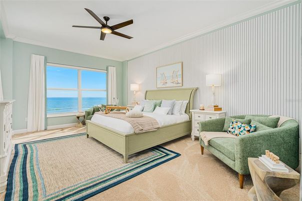 Bedroom, Fireplace, Interior, Water