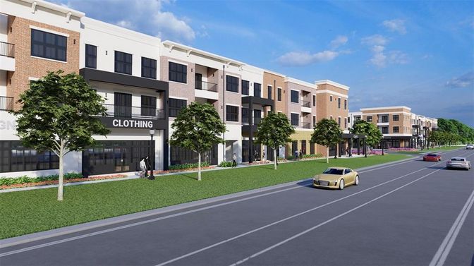 Exterior, Facade, Condo Building