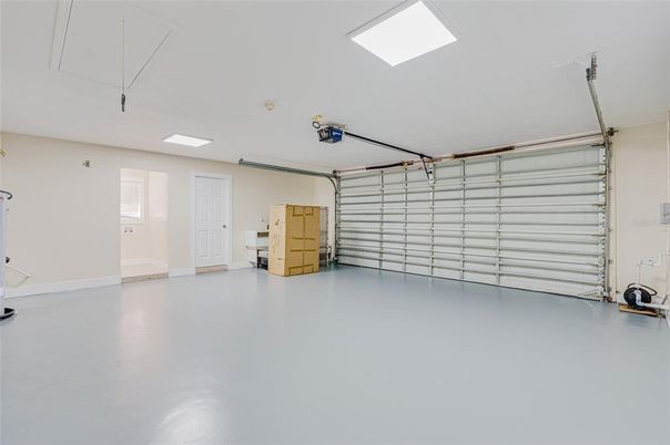 Garage, Interior, Recessed Lighting