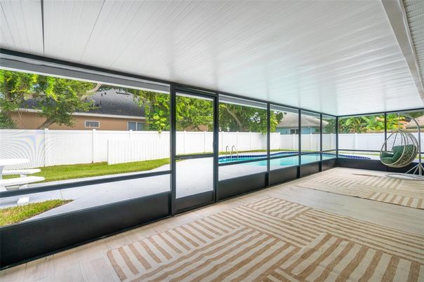 Interior, Sun Room, Wood Texture Flooring