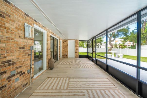 Interior, Stone Walls, Wood Texture Flooring