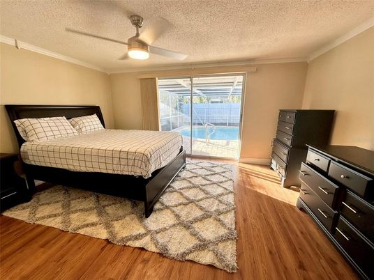 Bedroom, Interior, Wood Texture Flooring