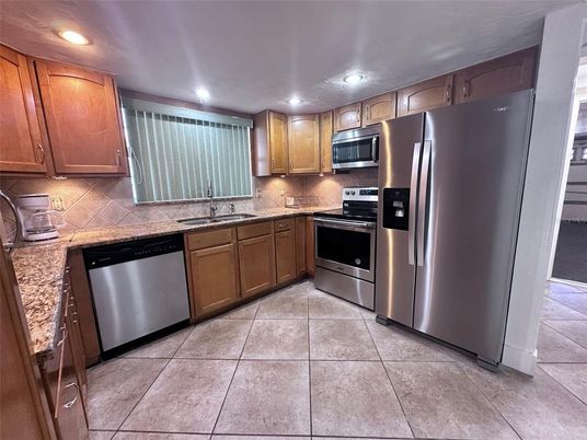 Interior, Kitchen, Recessed Lighting, Stainless Steel Appliances