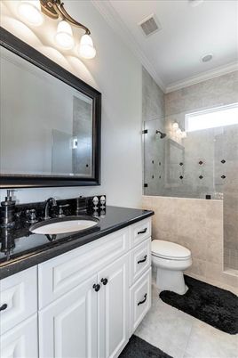 Bathroom, Glass Shower, Interior