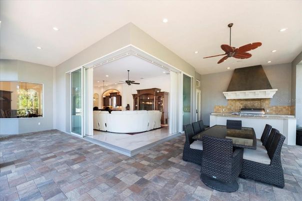 Dining room, Fireplace, Interior, Living room, Recessed Lighting