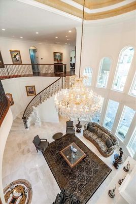 Chandelier, Interior, Living room, Recessed Lighting
