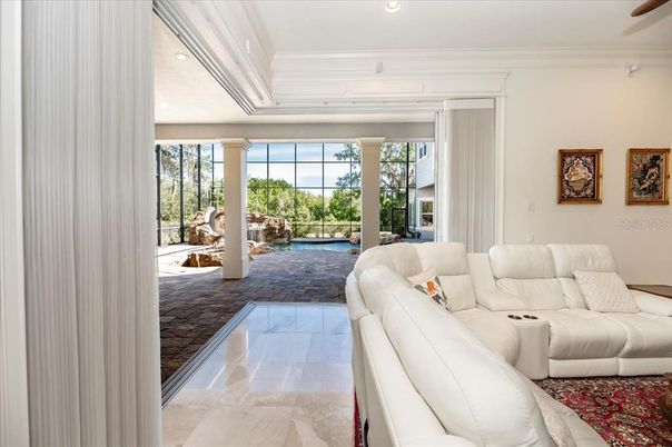 Interior, Living room, Recessed Lighting