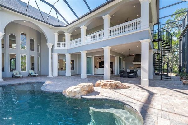 Glass Ceilings, Interior, Pool, Recessed Lighting, Sun Room