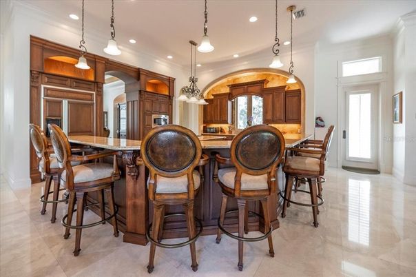 Dining room, Interior, Kitchen, Pendant Lights, Recessed Lighting