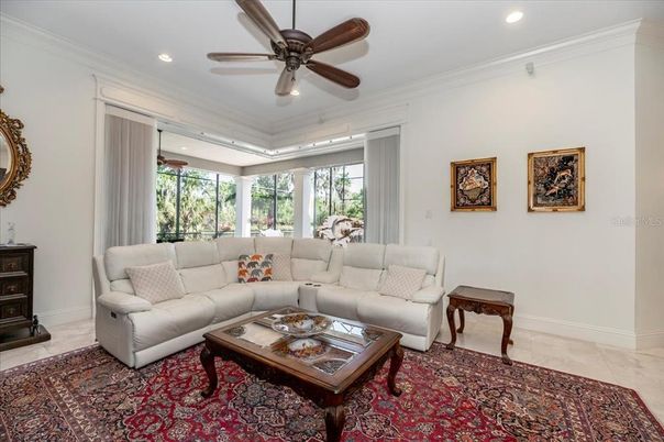 Interior, Living room, Recessed Lighting