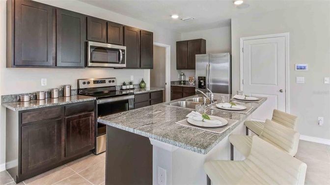 Interior, Kitchen, Recessed Lighting, Stainless Steel Appliances