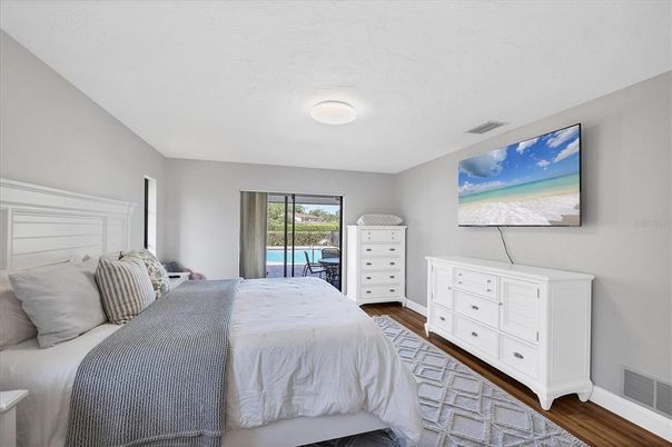 Bedroom, Interior, Wood Texture Flooring